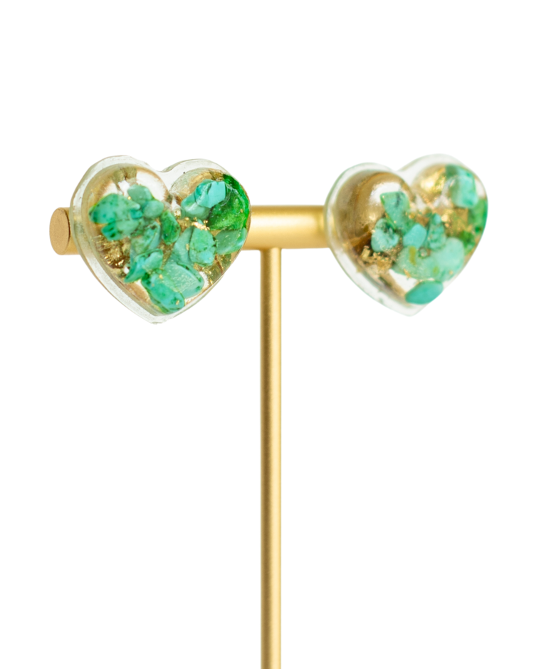 Heart Stud Earrings