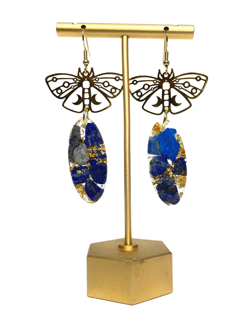 Starry Skies Moth Dangles