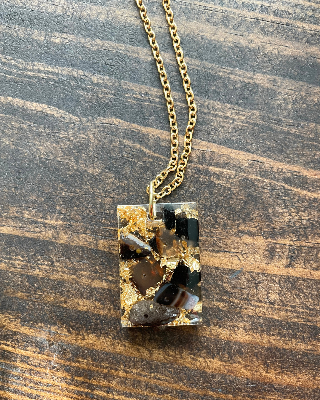 Rectangle Chain Necklace