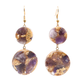 [Sale] Cirque Statement Dangle Earrings with Amethyst