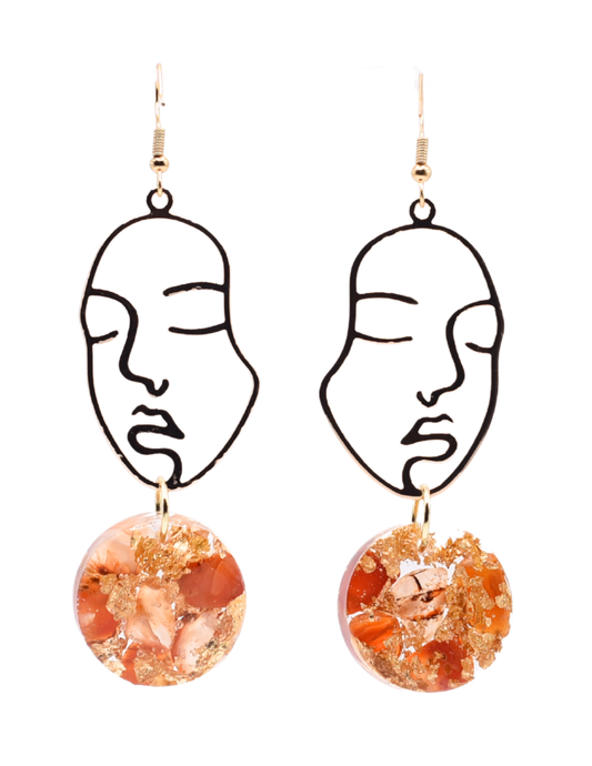 [Sale] Abstract Face Dangle Earrings