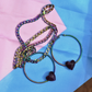Courage Holographic Hoop Earrings