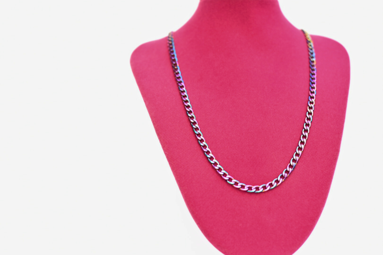 Courage Holographic Chain Necklace