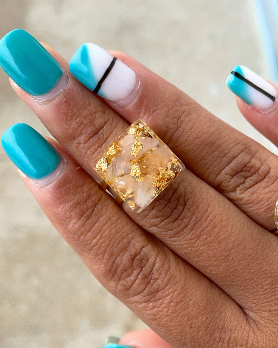 Square Adjustable Ring