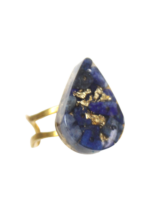 Teardrop Adjustable Ring