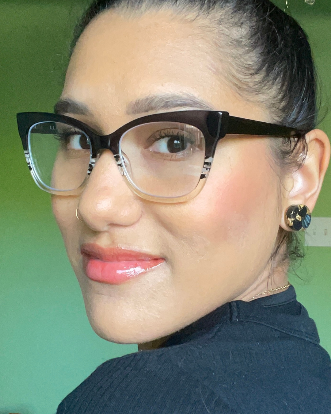 Circle Stud Earrings