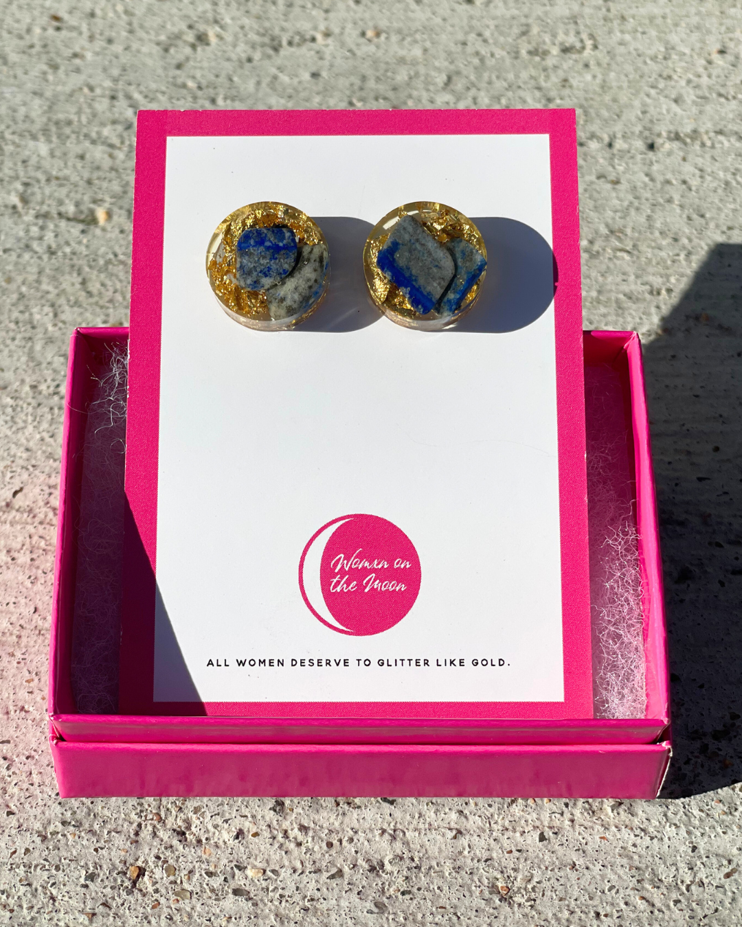 Circle Stud Earrings