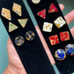 Square Resin Stud Earrings