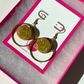 Cirque Double Hoop Dangle Earrings