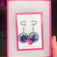 Cirque Double Hoop Dangle Earrings