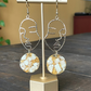 Abstract Face Dangle Earrings
