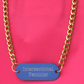 Custom Engraved Tag Chain Necklace