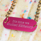 Custom Engraved Tag Chain Necklace