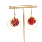 Cirque Double Hoop Dangle Earrings