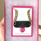Custom Engraved Tag Chain Necklace
