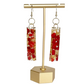 Thin Rectangle Dangle Earrings