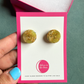Circle Stud Earrings