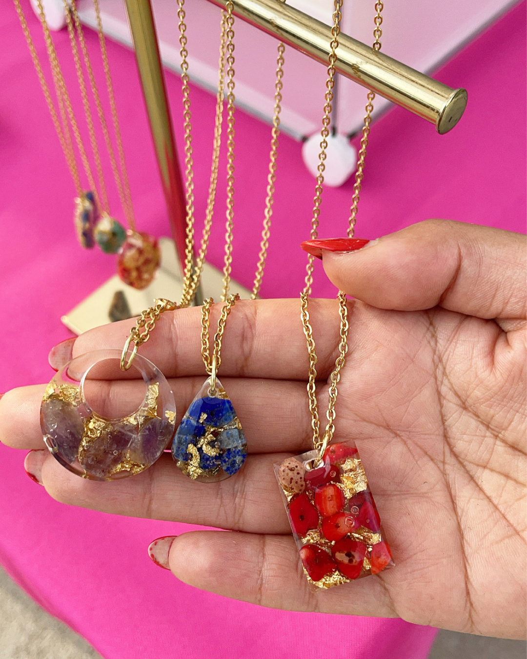 Crescent Chain Necklace